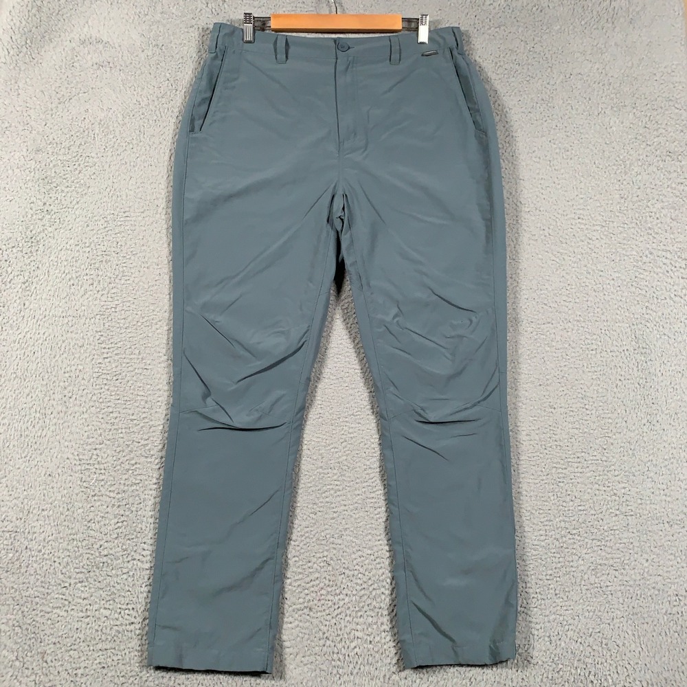Simms Fishing Pants Men's 36 Blue Straight Leg Lightweight Superlight Outdoor